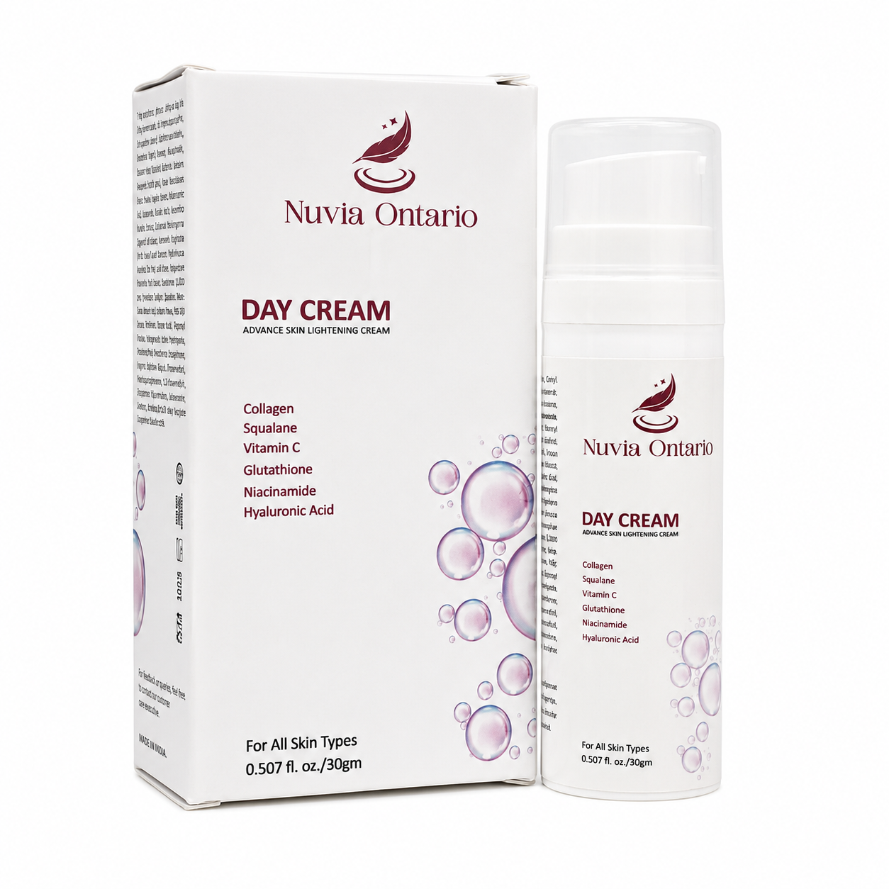 Nuvia Ontario Day Cream with Vitamin C & Niacinamide, 30g